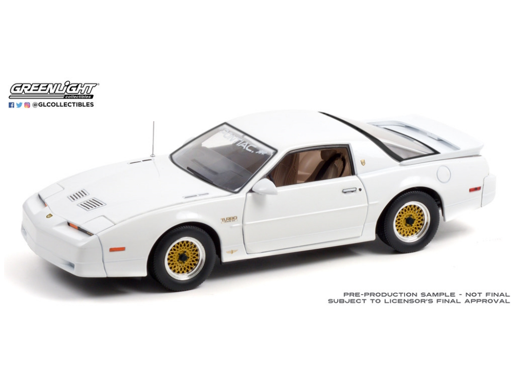 Hot Wheels - Pontiac Turbo Trans Am (TTA) Hardtop – 20th Anniversary Pilot Car – White with Tan Leather Trim Inte -