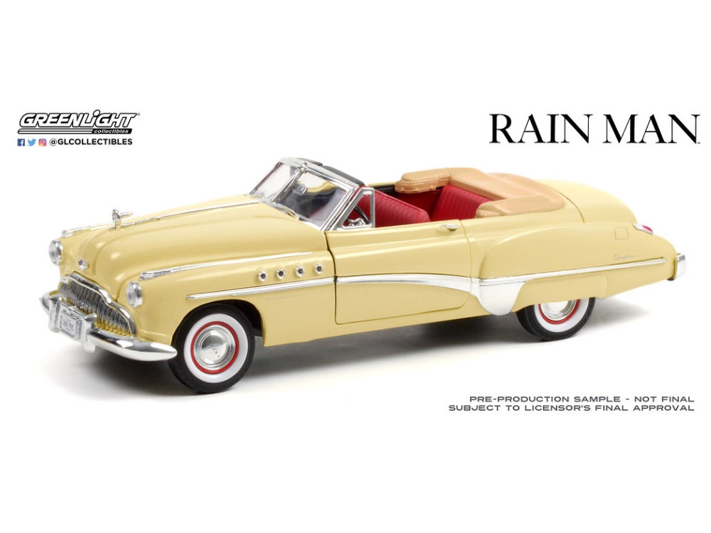 Hot Wheels - Rain Man (1988) – Charlie Babbitt’s 1949 Buick Roadmaster Convertible -