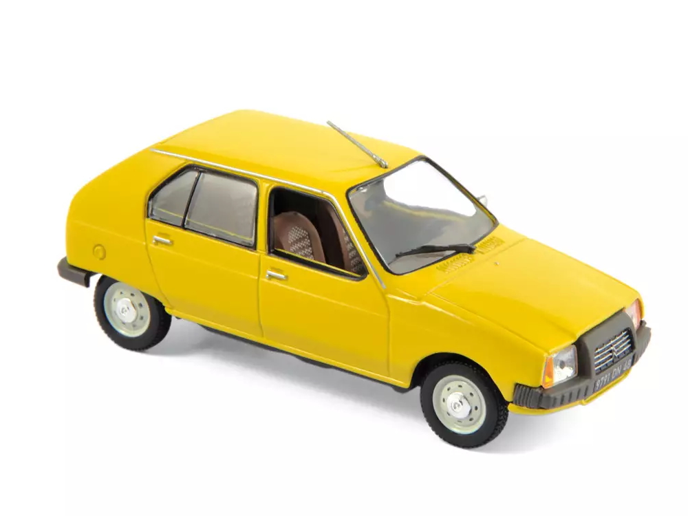 Hot Wheels - Citroën Visa Club 1979 Mimosa Yellow -