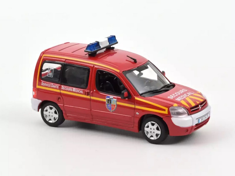 Hot Wheels - Citroën Berlingo 2004 Firefighters - Medical Assistance - 