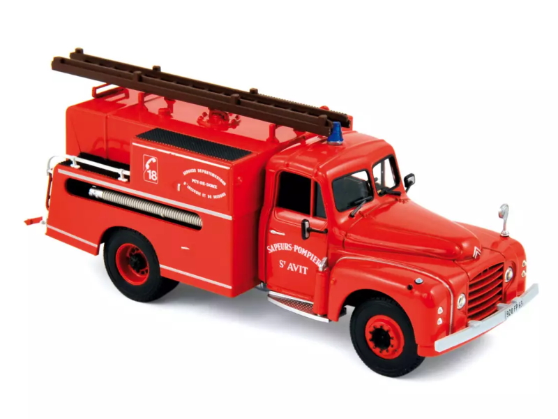 Hot Wheels - Citroën T46 1962 Pompiers Pompe Guinard - 