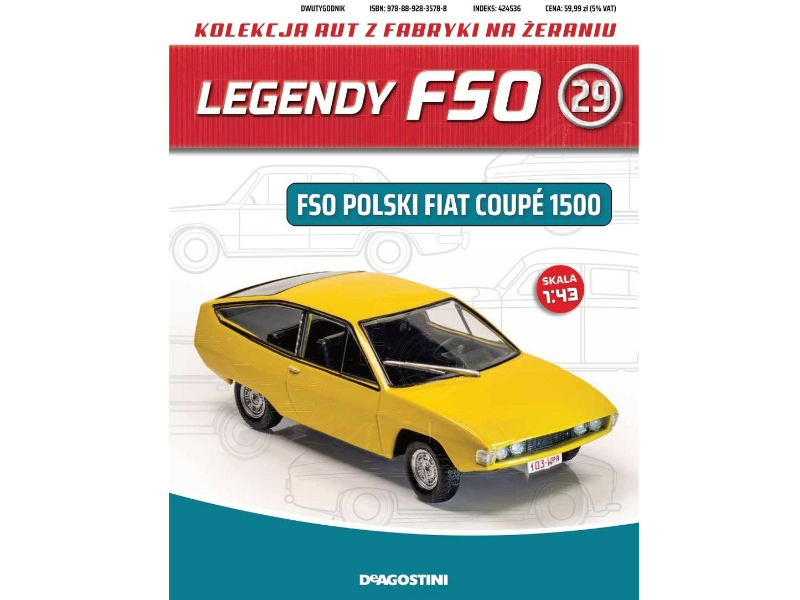 Hot Wheels - FSO Polski Fiat coupe 1500 -
