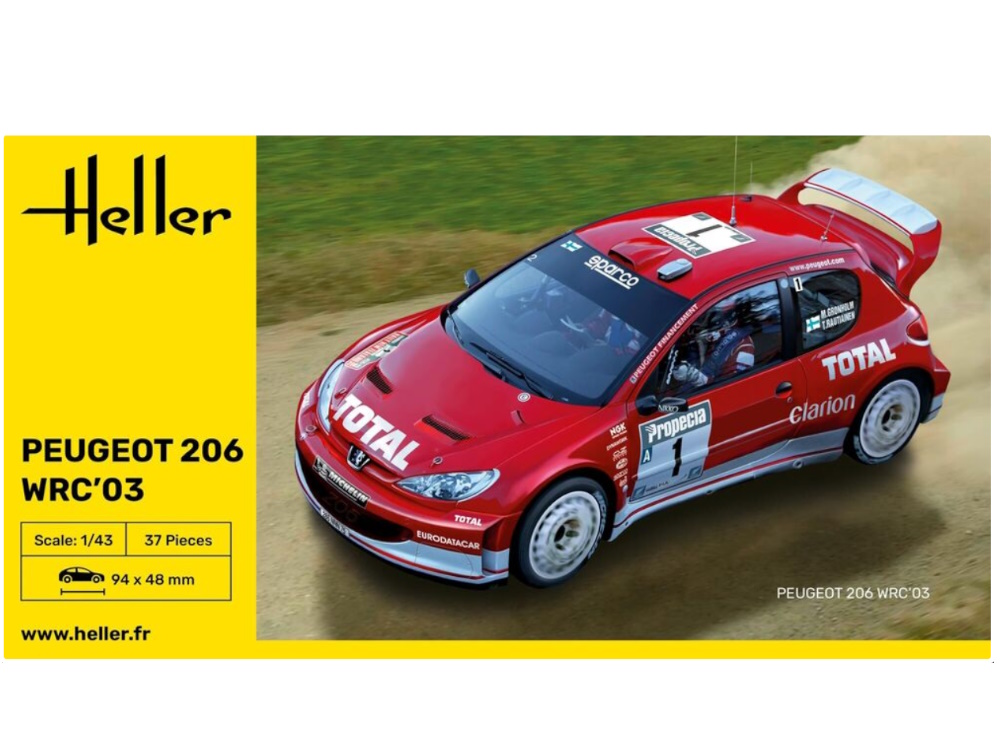 Hot Wheels - Peugeot 206 WRC 03 -