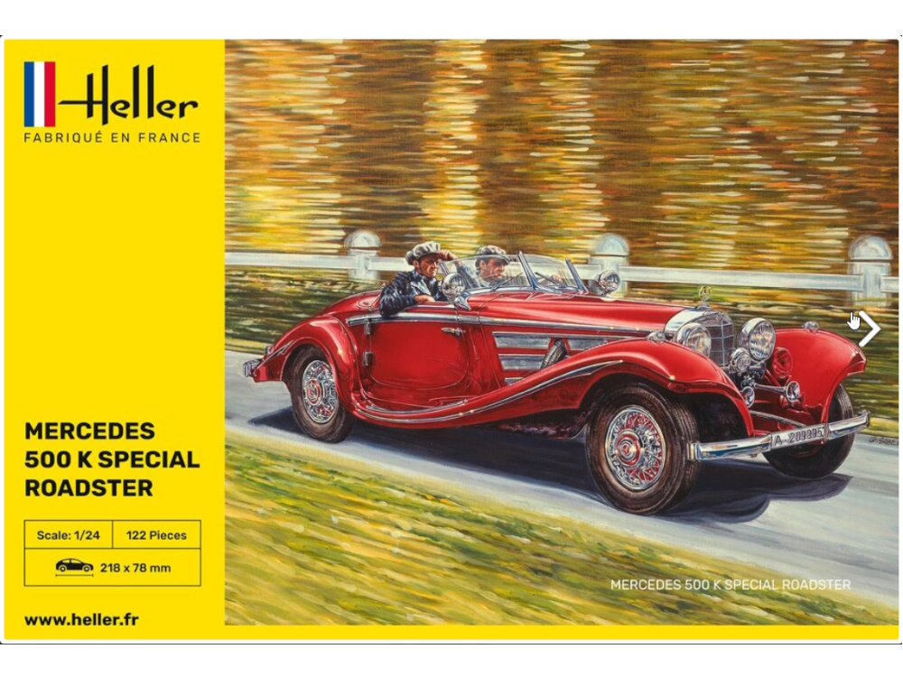 Hot Wheels - Mercedes 500 K Special Roadster -