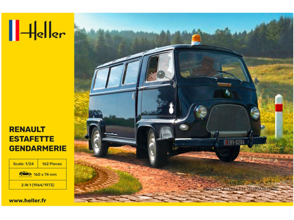 Hot Wheels - RENAULT Estafette Gendarmerie New Mould -