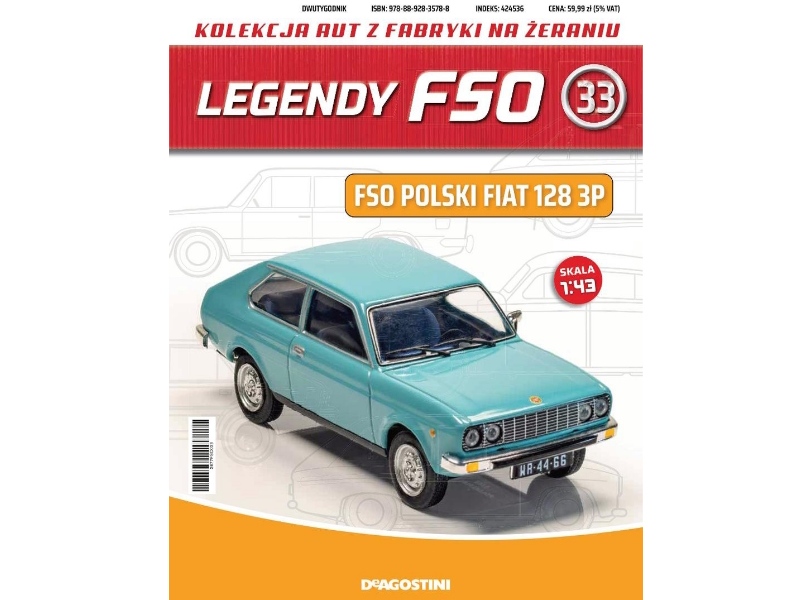 Hot Wheels - FSO Polski Fiat 128 3P -