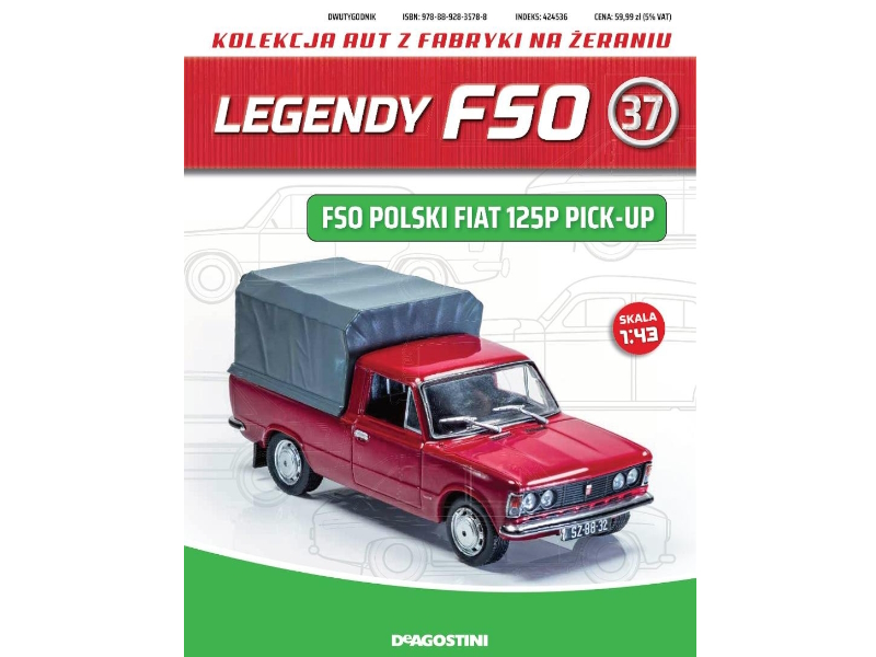 Hot Wheels - FSO Polski FIAT 125P Pick-Up -