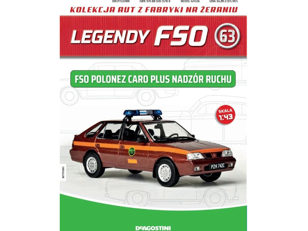 Hot Wheels - FSO Polonez Caro Plus - nadzór ruchu -