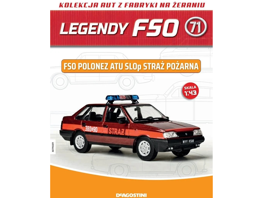 Hot Wheels - FSO Polonez Atu SLOp Straż Pożarna -