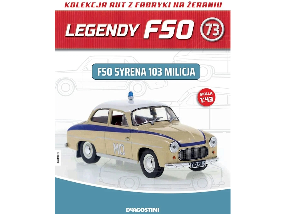 Hot Wheels - FSO Syrena 103 Milicja - 