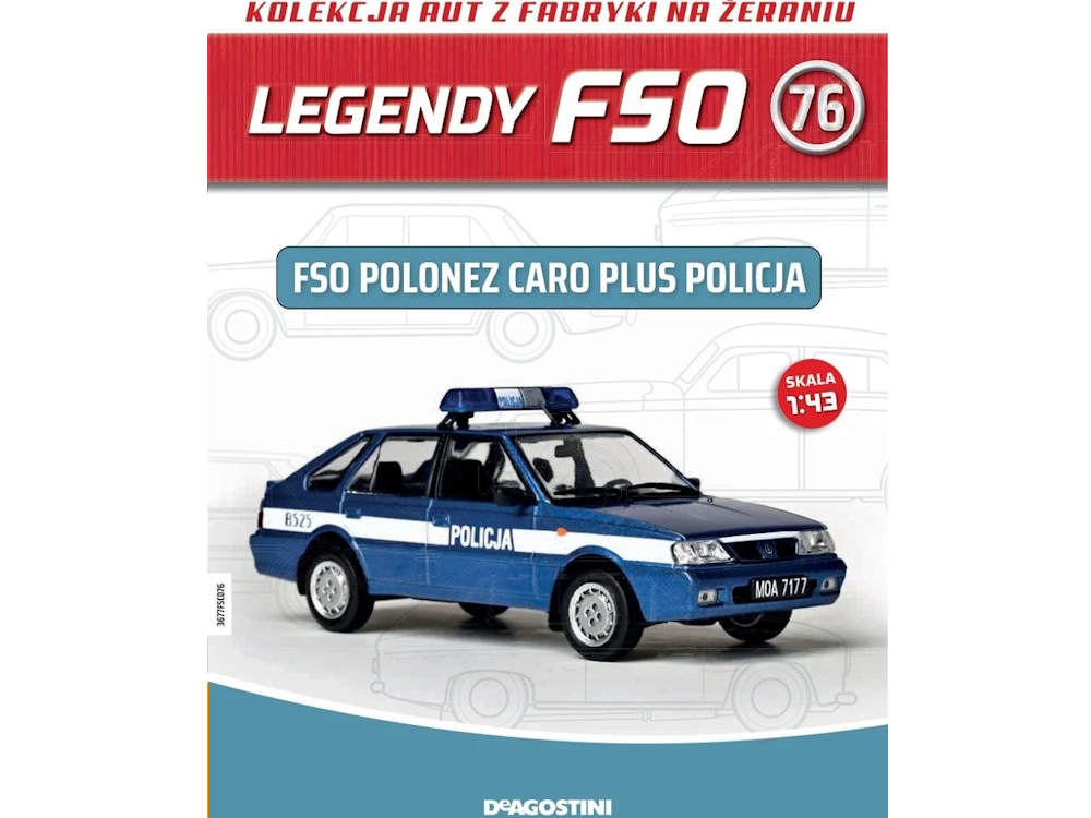Hot Wheels - FSO Polonez Caro Plus Policja -