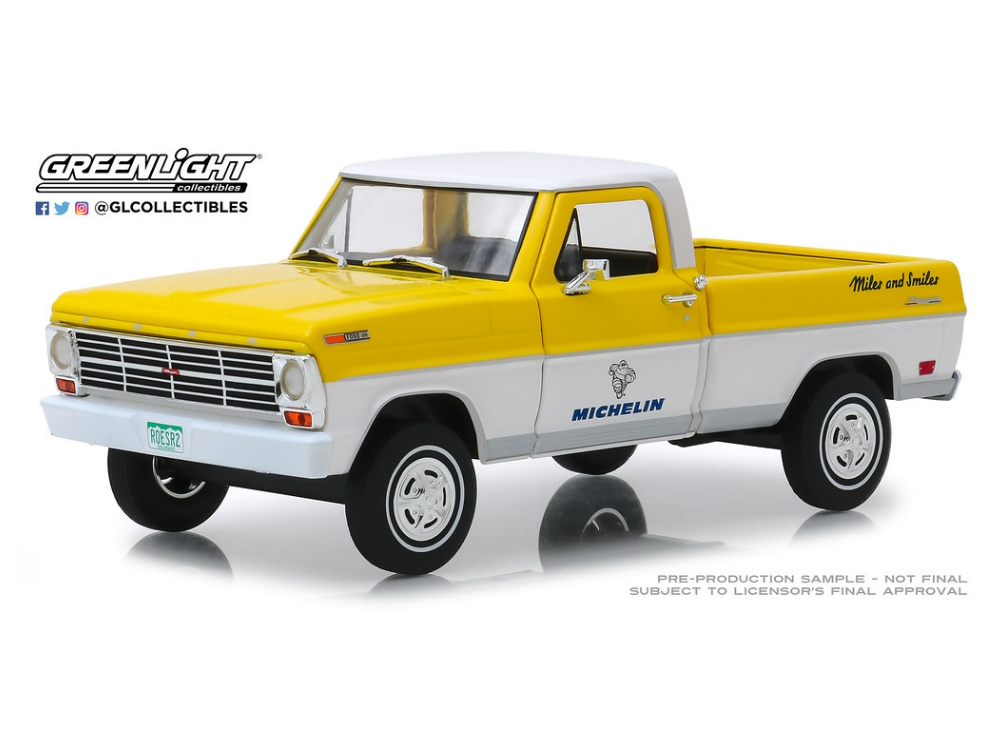 Hot Wheels - Running on Empty 2 - 1968 Ford F-100 - Michelin Tires -