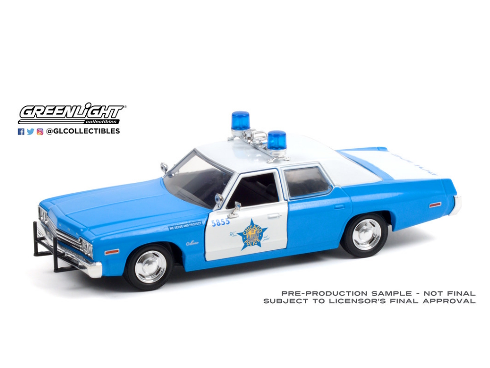 Hot Wheels - Dodge Monaco - City of Chicago Police Department -