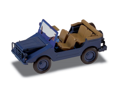 Hot Wheels - DKW Munga 4 THW blu -