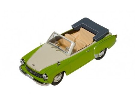 Hot Wheels - Wartburg 311 Cabrio Green & off White - 1954 - 