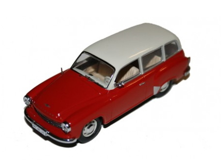 Hot Wheels - Wartburg 311-1 Kombi - Red & white - 1962 - 