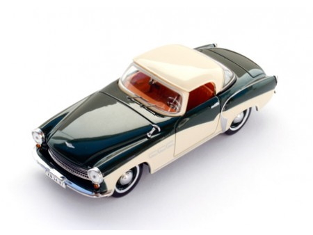 Hot Wheels - Wartburg 313 Sport - Blue & Cream - 1957 - 