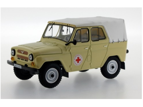 Hot Wheels - UAZ 469 BG Russian Medical Services - Sand and White Roof - 1977 - 