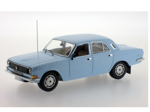 Hot Wheels - Volga M24-10 - Light Blue - 1985 -