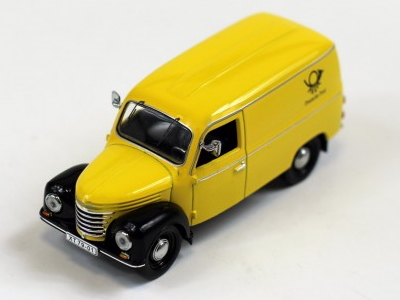 Hot Wheels - IFA Framo V901/2 Kastenwagen (Van) - Deutsche Post (Yellow and Black) - 1954 -