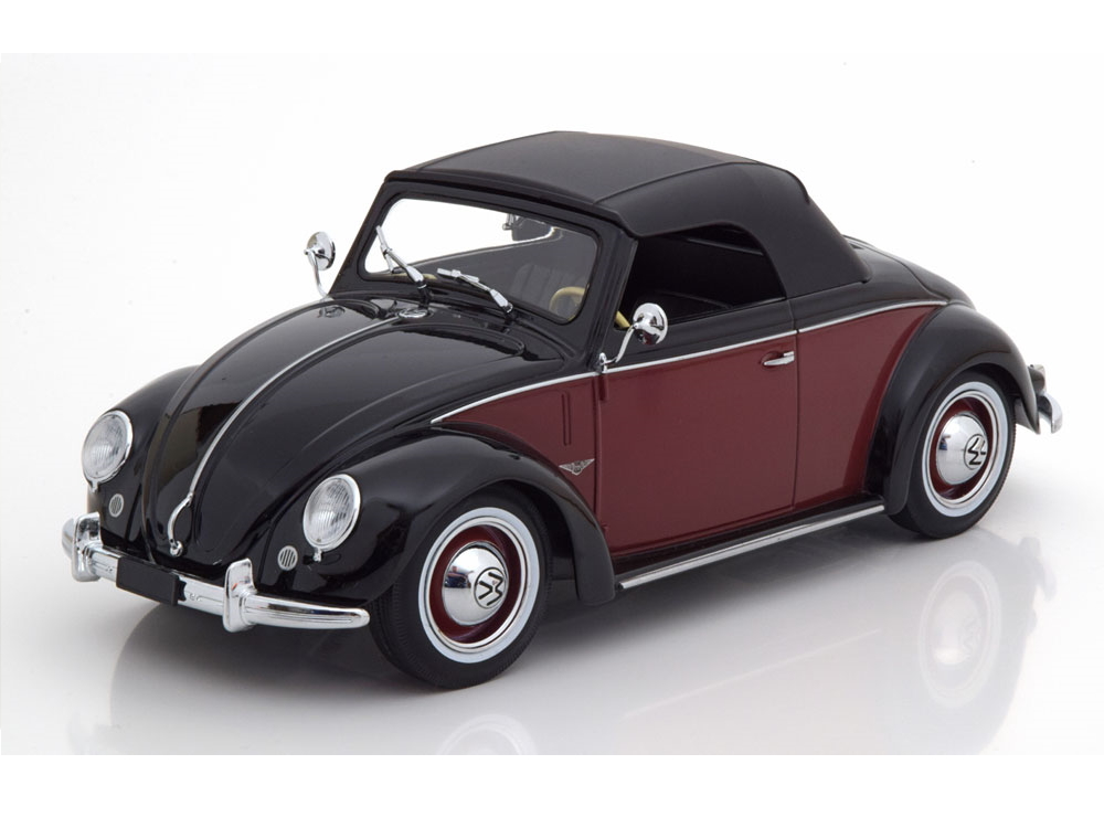 Hot Wheels - VW 1200 Hebmüller Cabrio 1949 schwarz/dunkelrot - 