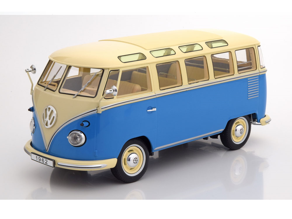 Hot Wheels - VW Bulli T1 Samba 1962 blau/creme -