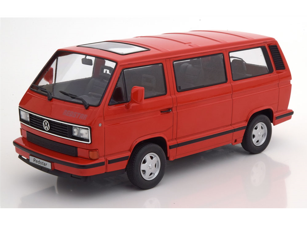 Hot Wheels - VW Bus T3 Red Star 1993 rot -