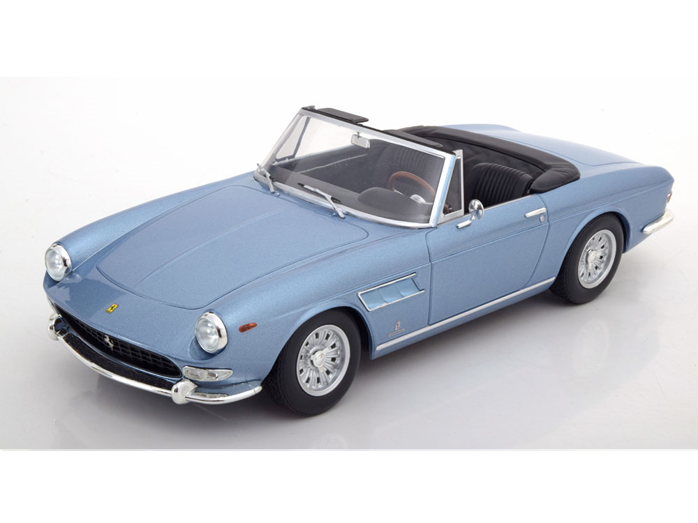 Hot Wheels - Ferrari 275 GTS Pininfarina Spyder Alloy Rims 1964 hellblau-metallic -