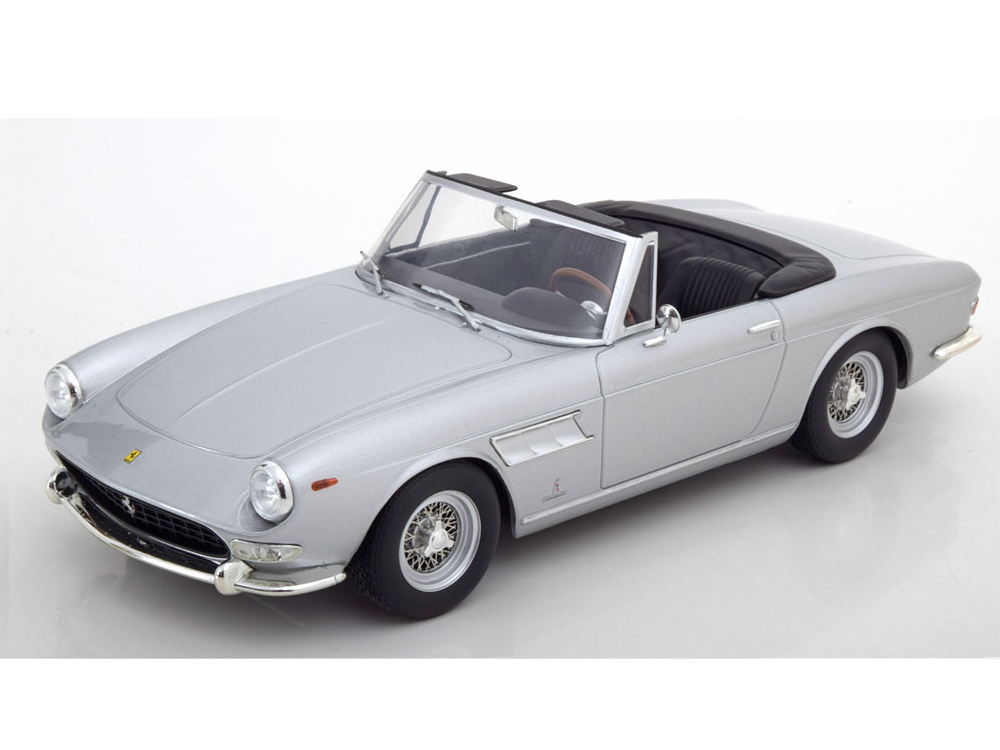 Hot Wheels - Ferrari 275 GTS Pininfarina Spyder Spoke Rims 1964 silber -