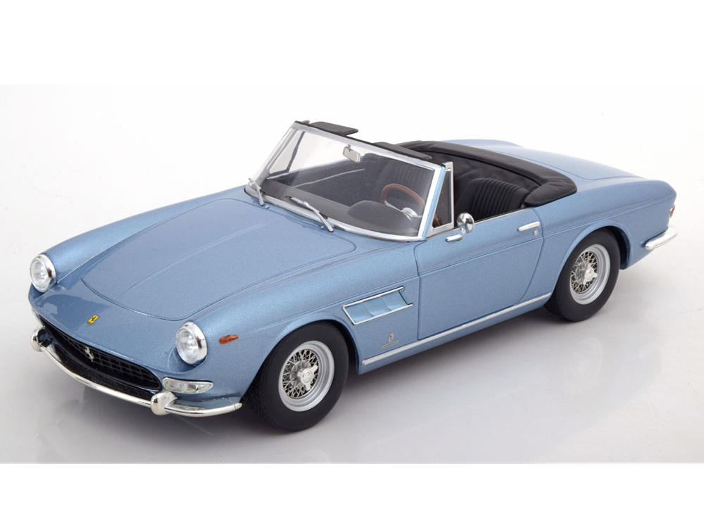 Hot Wheels - Ferrari 275 GTS Pininfarina Spyder Spoke Rims 1964 hellblau-metallic -
