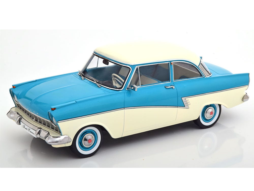 Hot Wheels - Ford Taunus 17M P2 1957 türkis/weiß -