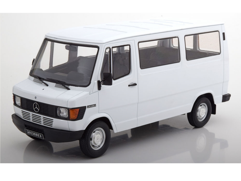 Hot Wheels - Mercedes 208 D Bus 1988 weiß -