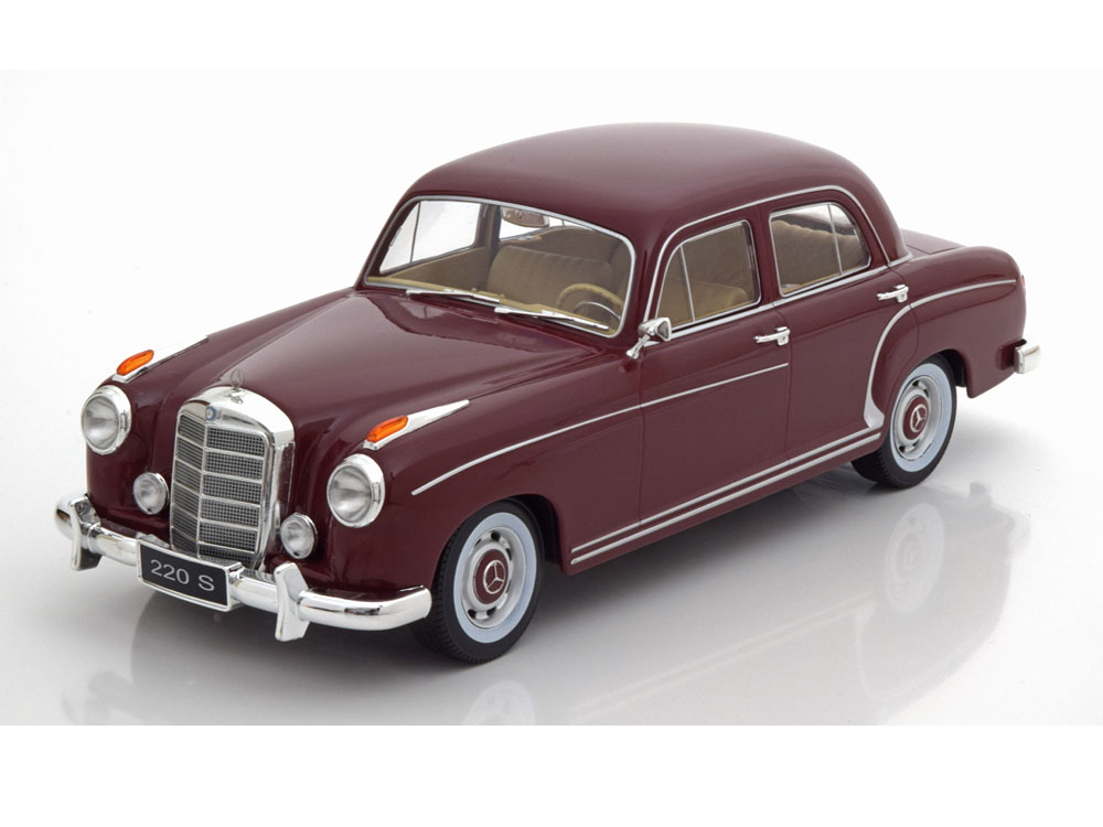 Hot Wheels - Mercedes 220 S Limousine 1956 dunkelrot -