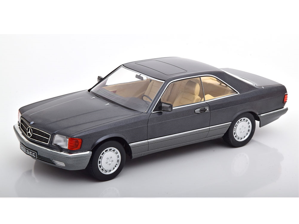 Hot Wheels - Mercedes 560 SEC C126 1985 anthrazit -
