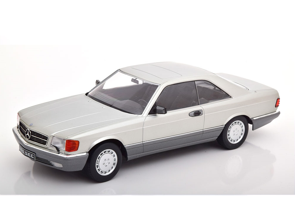 Hot Wheels - Mercedes 560 SEC C126 1985 silber -
