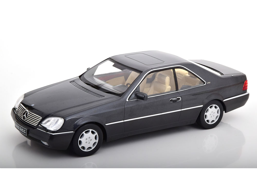 Hot Wheels - Mercedes 600 SEC C140 1992 anthrazit -