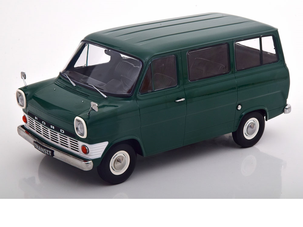 Hot Wheels - Ford Transit MK1 Bus 1965 dunkelgrün -