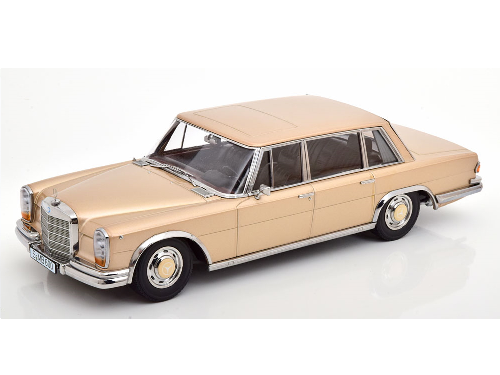 Hot Wheels - Mercedes 600 SWB W100 1963 hellgold-metallic -
