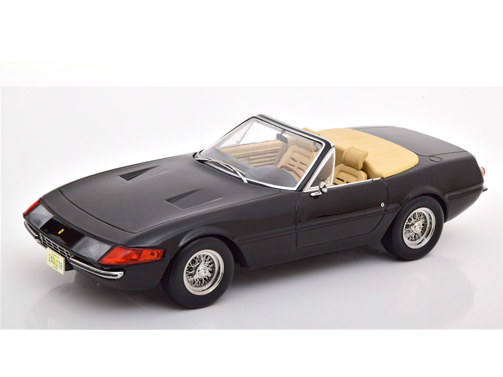 Hot Wheels - Ferrari 365 GTB Daytona Cabrio 1.Serie US-Version 1969 schwarz -