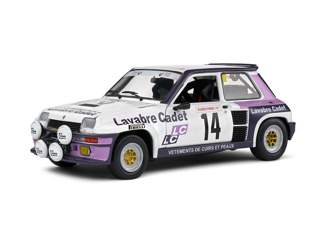 Hot Wheels - Renault 5 Turbo – Rallye Lyon Charbonnière – 1983 – #14 Auriol/Nouaille -
