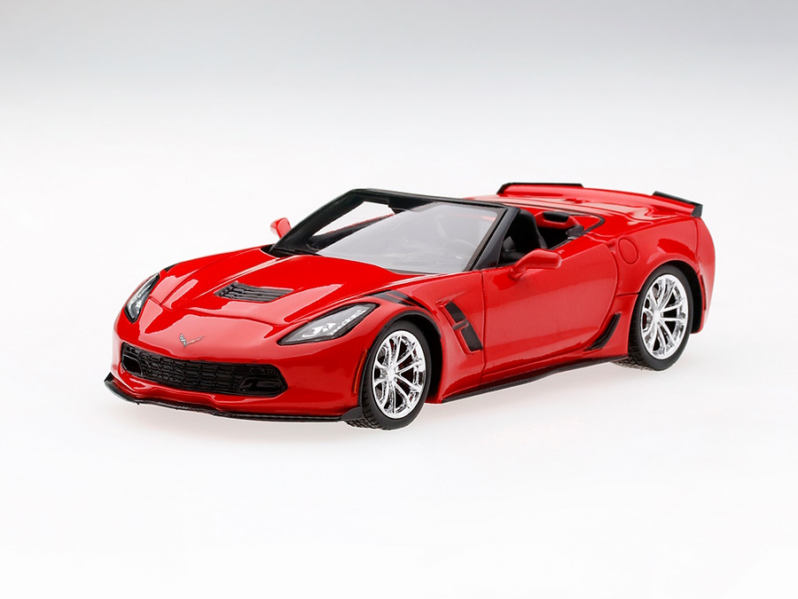 Hot Wheels - Chevrolet Corvette Grand Sport Convertible 2017 Torch Red -
