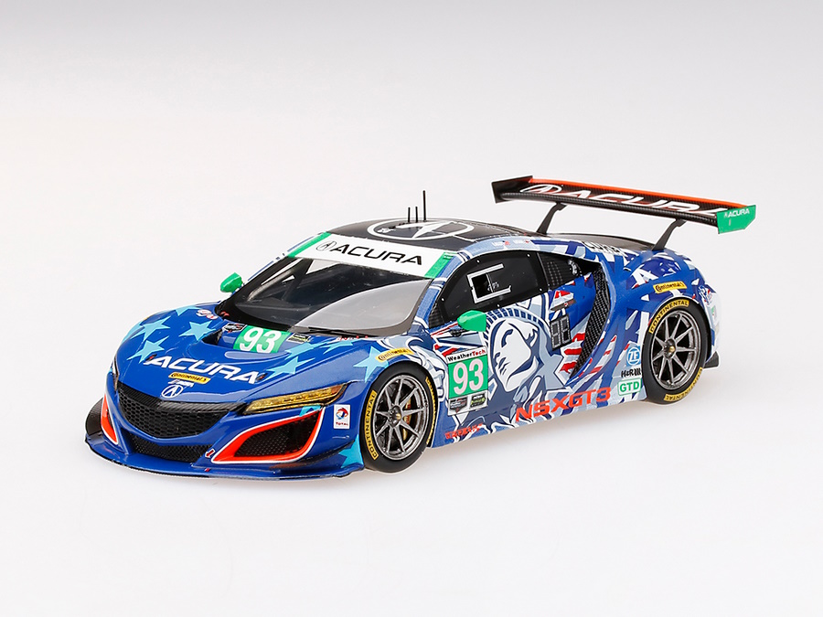 Hot Wheels - Acura NSX GT3 #93 Statue of Liberty 2017 IMSA Championship Watkins Glen -