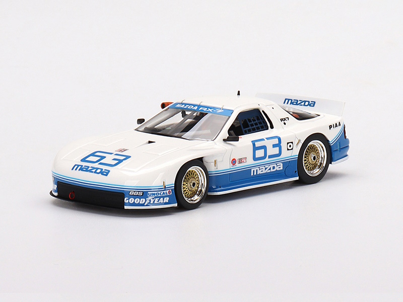 Hot Wheels - Mazda RX-7 GTO #63 Mazda Motorsport 1990 IMSA Topeka 2 Hrs 3rd Place -