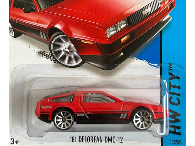 Hot Wheels - `81 Delorean DMC-12 - BFF47