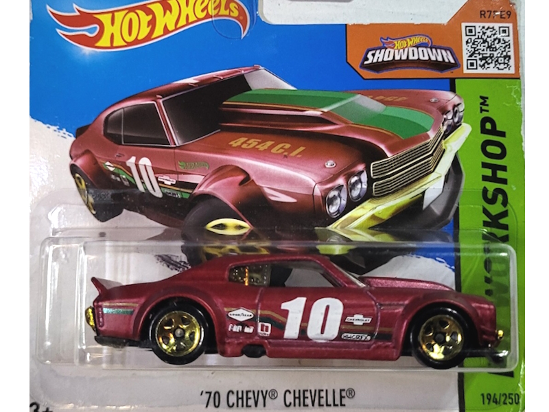 Hot Wheels - `70 Chevy Chevelle - CFJ75
