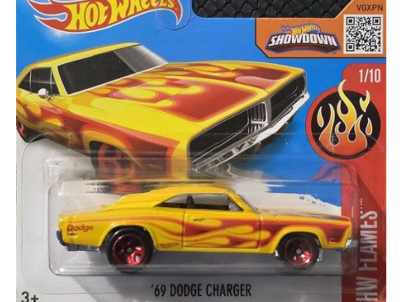 Hot Wheels - `69 Dodge Charger - DHR06