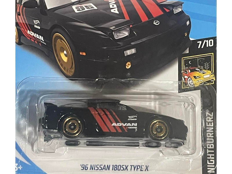 Hot Wheels - `96 Nissan 180SX Type X - FJX70