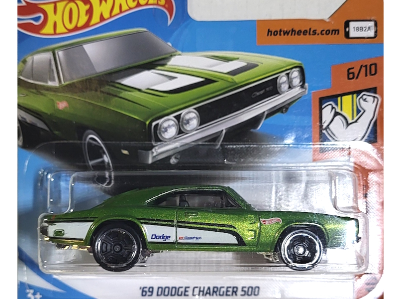 Hot Wheels - `69 Dodge Charger 500 - FJX78
