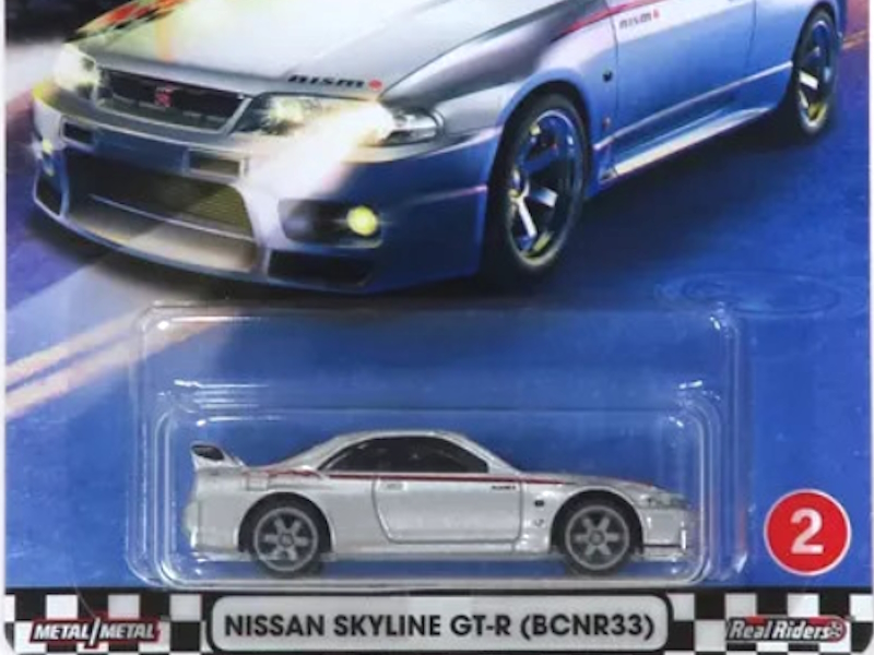 Hot Wheels - Nissan Skyline GT-R (BCNR33) - GJT73