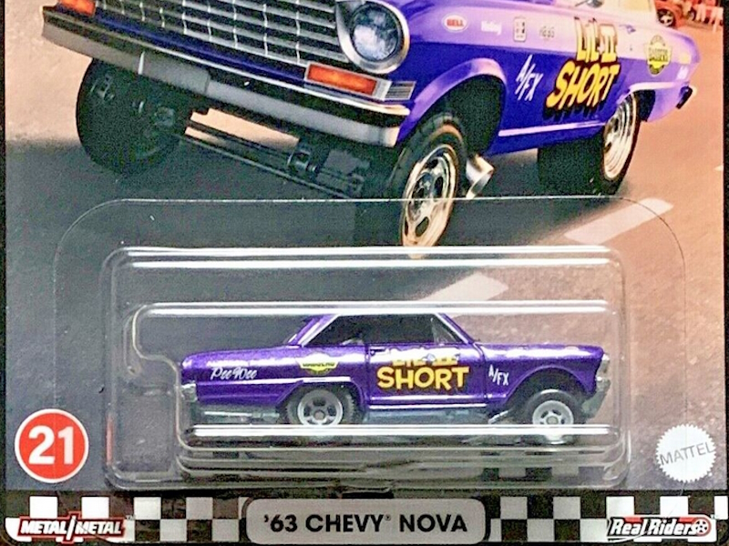 Hot Wheels - `63 Chevy Nova - GRL99